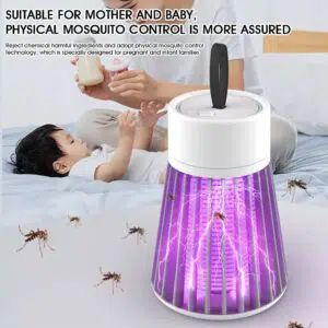 USB Mosquito Killer Lamp | Portable LED Bug Zapper for Home & Camping