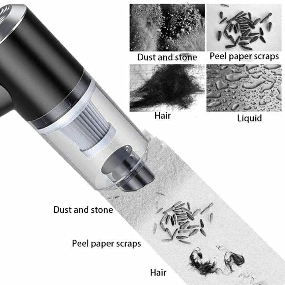 Wireless Handheld Car Vacuum Cleaner | High‑Power Portable Mini Vacuum for Car & Home